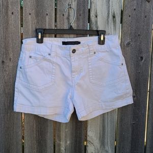 White Jean Shorts by Calvin Klein